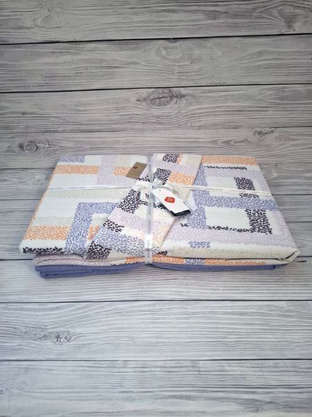 Теплое постельное белье Cotton Box "Hayden Lila" байковое евро размера фланель 100%-хлопок Турция Hayden Lila 18020034 фото
