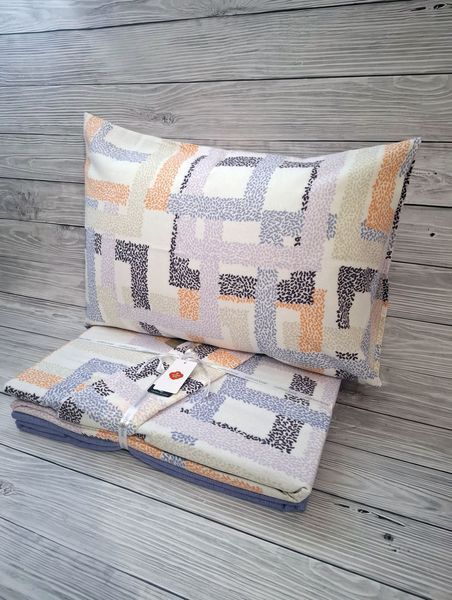 Теплое постельное белье Cotton Box "Hayden Lila" байковое евро размера фланель 100%-хлопок Турция Hayden Lila 18020034 фото