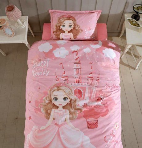 Постільна білизна Clasy "Sweet Princess" ранфорс для підлітків бавовняна полуторний розмір Туреччина Sweet Princess 300566205 фото