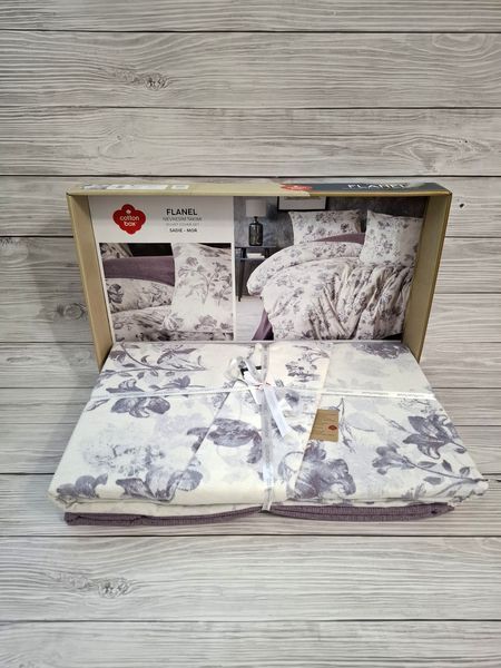 Теплое постельное белье Cotton Box "Sadie Mor" байковое евро размера фланель 100%-хлопок Турция Sadie Mor 18020039 фото