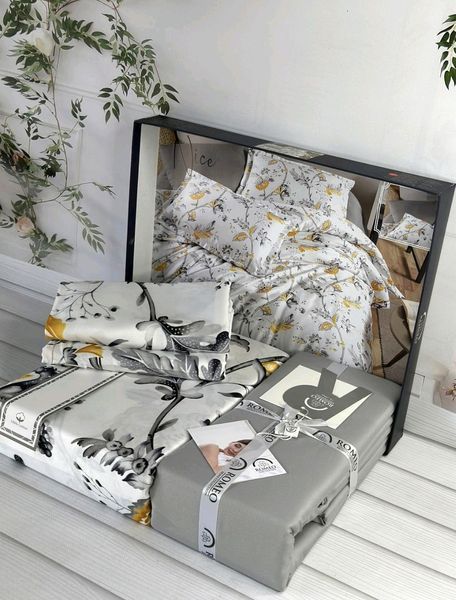 Постільна білизна Romeo Home "Nice" сатин бавовняна євро розмір Туреччина Nice 70062610 фото