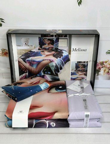 Постільна білизна Romeo Home "Melissa" ранфорс для підлітків бавовняна полуторний розмір Туреччина Melissa 1506032 фото